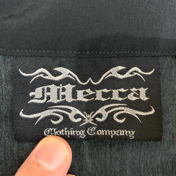 Y2K/90s Flame Dragon Button Up Shirt - XXL - Picture 7 of 9